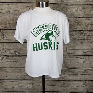 Ladies Sport-Tek Missouri Huskies Shirt Size Medium.Pit to pit approx:  21 inc